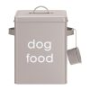 Cutie hrana pentru animale de companie Navaris, Gri, Metal, 57193.19.1