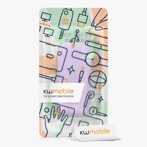 Husa Kwmobile pentru Nokia 105 (2019), Silicon, Mov, 53673.108