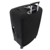 Husa pentru troler marime L, Kwmobile, Negru/Alb, Lycra, 45230.3.03