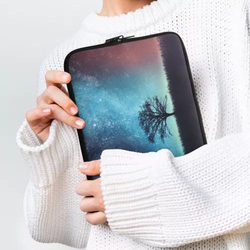 Husa universala pentru tableta 11 inch, Kwmobile, Multicolor, Neopren, 57316.01