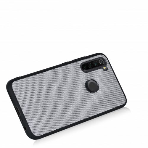 Husa Kwmobile pentru Xiaomi Redmi Note 8, Textil, Gri, 57491.22