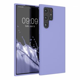   Husa Kwmobile pentru Samsung Galaxy S22 Ultra, Silicon, Albastru, 57570.108