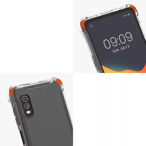 Husa Kwmobile pentru Samsung Galaxy Xcover Pro, Silicon, Transparent, 57723.03