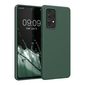   Husa Kwmobile pentru Samsung Galaxy A53 5G, Silicon, Verde, 57808.169