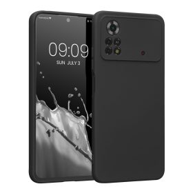  Husa Kwmobile pentru Xiaomi Poco X4 Pro 5G, Silicon, Negru, 57983.47