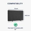 Husa de exterior pentru televizor 32 inch, Kwmobile, Negru, Poliester, 58161.01