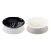 Set 2 boluri cu suport pentru apa si mancare pentru pisici Navaris,280 ml, 58240.01