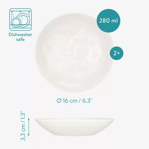 Set 2 boluri cu suport pentru apa si mancare pentru pisici Navaris,280 ml, 58240.01