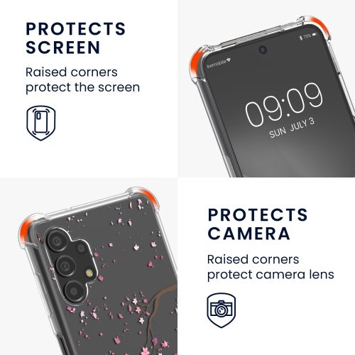 Husa Kwmobile pentru Samsung Galaxy A13, Silicon, Multicolor, 58232.03