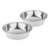 Set 2 boluri din inox pentru caini si pisici de talie mica, 350 ml, 58404.01