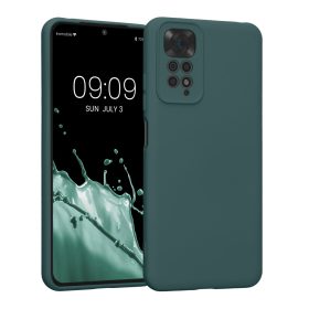   Husa Kwmobile pentru Xiaomi Redmi Note 11/Redmi Note 11s, Silicon, Verde, 57918.169