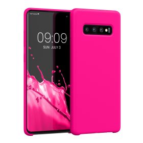   Husa Kwmobile pentru Samsung Galaxy S10 Plus, Silicon, Roz, 49028.77