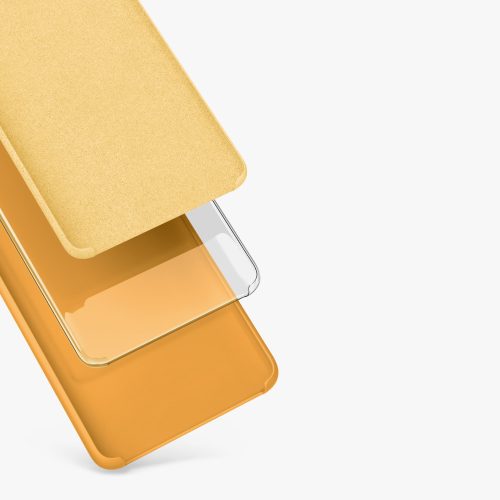 Husa Kwmobile pentru Samsung Galaxy A51, Silicon, Portocaliu, 51197.191