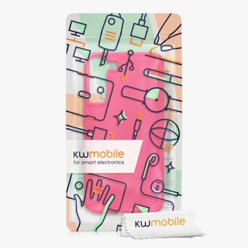 Husa Kwmobile pentru Samsung Galaxy S22 Plus, Silicon, Roz, 56761.77
