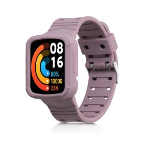   Curea pentru Xiaomi Mi Watch Lite/Redmi Watch, Kwmobile, Mov, Silicon, 58886.192