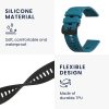 Set 2 curele pentru AGPTEK LW11, Kwmobile, Verde/Negru, Silicon, 56653.57