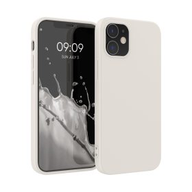   Husa Kwmobile pentru Apple iPhone 12/iPhone 12 Pro, Silicon, Alb, 53938.204