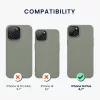 Husa Kwmobile pentru Apple iPhone 14 Plus, Silicon, Verde, 59076.172