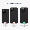 Husa Kwmobile pentru Apple iPhone 14 Pro Max, Silicon, Negru, 59074.01