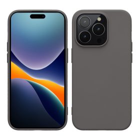   Husa Kwmobile pentru Apple iPhone 14 Pro, Silicon, Gri, 59081.155