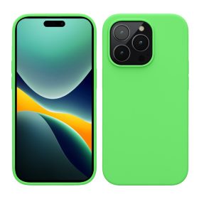   Husa Kwmobile pentru Apple iPhone 14 Pro, Silicon, Verde, 59073.159