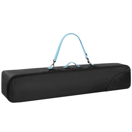 Husa snowboard Navaris, 175, 5x16, 5x30, 5 cm, buzunar lateral, 1680D, negru, poliester