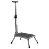 Scaun pliabil cu maner antiderapant Navaris, suport 150kg, metal, 60999.01