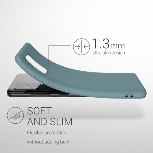 Husa Kwmobile pentru Samsung Galaxy A51, Verde, Silicon, 51196.206