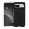 Husa Kwmobile pentru Google Pixel 8, Gri inchis, Textil/Plastic, 61883.19