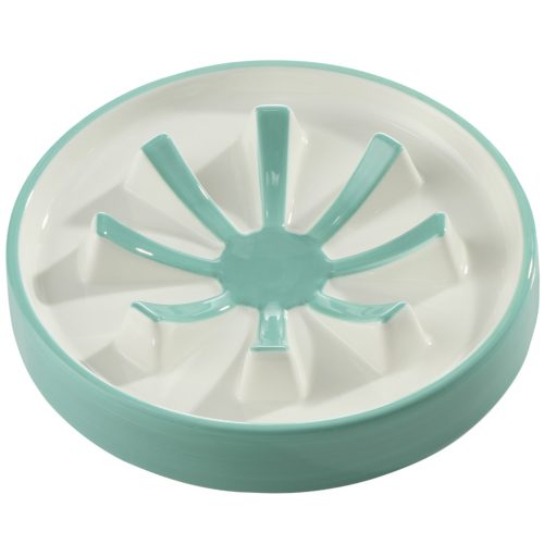 Bol mancare Navaris, ceramica, 20 cm, pentru caini si pisici, slow eating, NAV000025YC001C