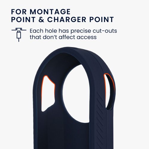 Husa de protectie Kwmobile pentru Garmin Varia RTL515, Albastru inchis, Silicon, KWM000024US002C