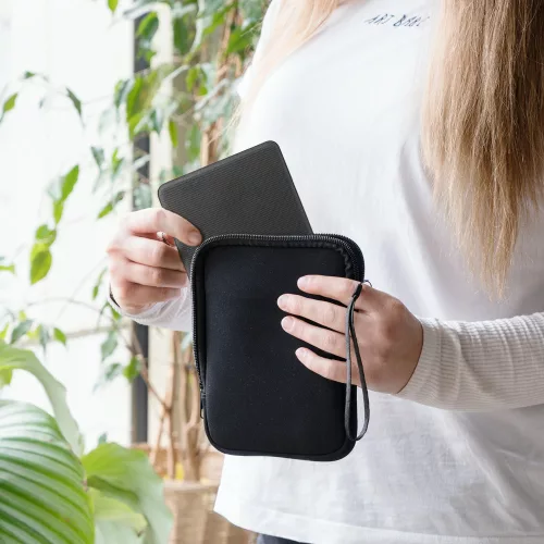 Husa Universala Kwmobile pentru eBook Reader de 6 inch, Portocaliu, Neopren, KWM000010OQ011C