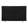 Husa de in Kwmobile pentru televizor de 40 inch, Negru, Textil, KWM0000250B001C