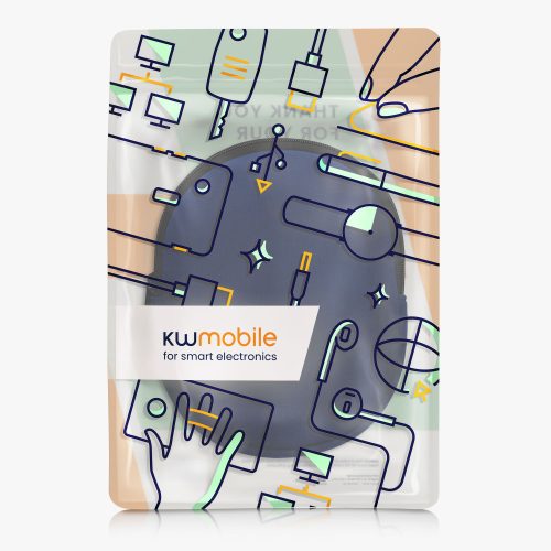 Husa Casti Kwmobile pentru Sony WH-1000XM4/WH-1000XM3, Albastru inchis, Neopren, KWM0000254Z002C