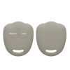 Husa Cheie Auto Kwmobile pentru Mitsubishi 2 Butoane, Gri, Silicon, KWM000008JC004C