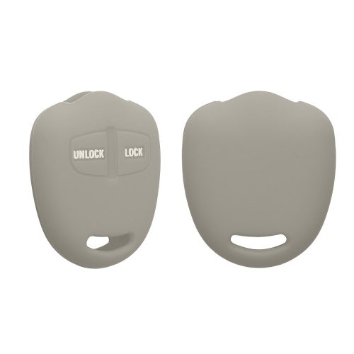 Husa Cheie Auto Kwmobile pentru Mitsubishi 2 Butoane, Gri, Silicon, KWM000008JC004C