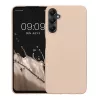 Husa Kwmobile pentru Samsung Galaxy A05s, Auriu, Silicon, KWM000021NA005C
