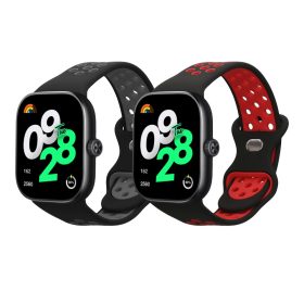   Set 2 Curele Kwmobile pentru Xiaomi Redmi Watch 4, Multicolor, Silicon, KWM000025BB001C