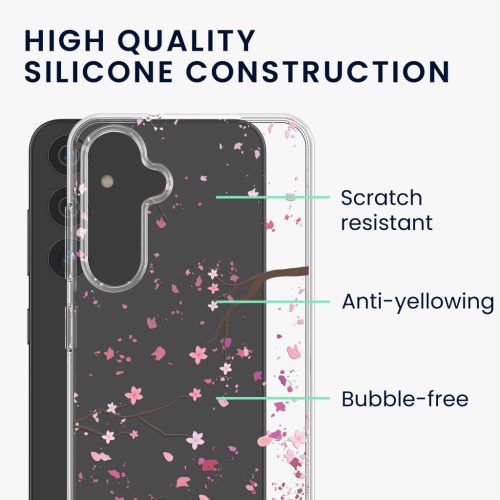 Husa Kwmobile pentru Samsung Galaxy A55 5G, Multicolor, Silicon, KWM000021PU002C