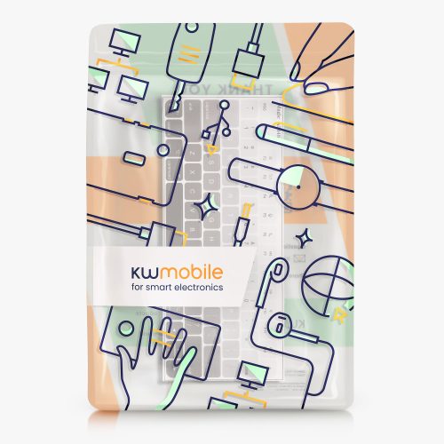 Autocolant tastatura Kwmobile pentru Apple Magic Keyboard, Multicolor, Plastic, KWM000025CS002C