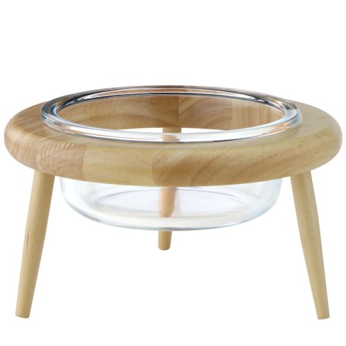 Bol pentru animale Navaris cu suport, antiderapant, ergonomic, 600ml, NAV0000385I001C