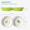 Castron dublu Navaris anti-varsare pentru animale mici, ceramica, NAV000013SF003C