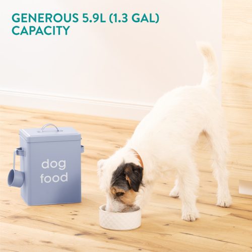 Cutie hrana pentru animale Navaris, albastru, 5.9L, 25.8x15.5x18 cm, NAV000014UX002C