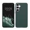 Husa Kwmobile pentru Samsung Galaxy A55 5G, Verde, Silicon, KWM000021MG016C