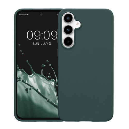Husa Kwmobile pentru Samsung Galaxy A55 5G, Verde, Silicon, KWM000021MG016C