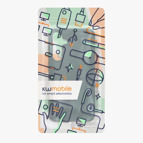 Husa Kwmobile pentru Samsung Galaxy A55 5G, Verde, Silicon, KWM000021MG016C