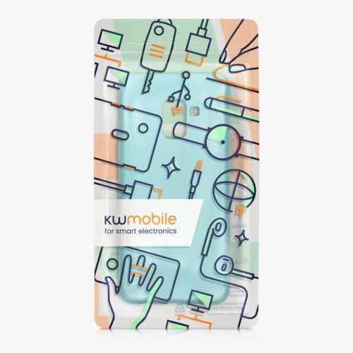 Husa Kwmobile pentru Samsung Galaxy A8 (2018), Verde deschis, Silicon, KWM0000093L014C