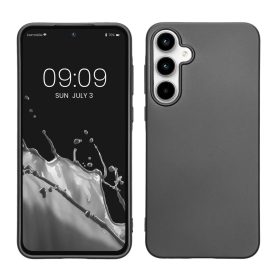   Husa Kwmobile pentru Samsung Galaxy A55 5G, Gri, Silicon, KWM000021MI009C