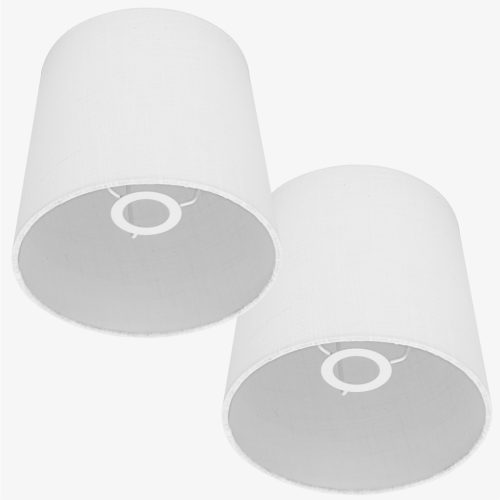 Set 2 Abajururi, E14, Alb/Alb, Navaris,  NAV000012AE008C