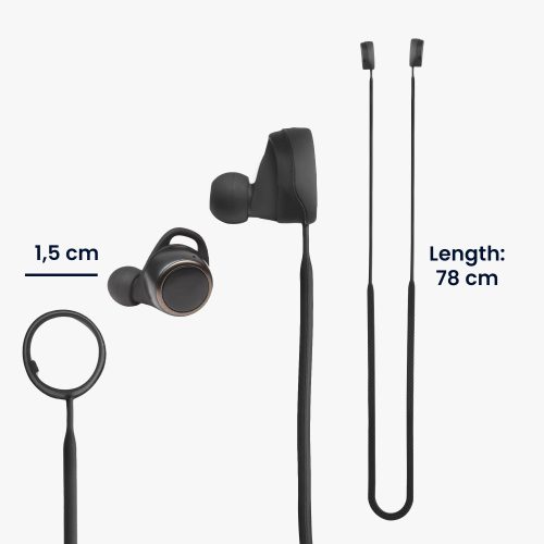 Curea pentru casti JBL Live 300TWS, Kwmobile, Negru, Silicon, 59279.01